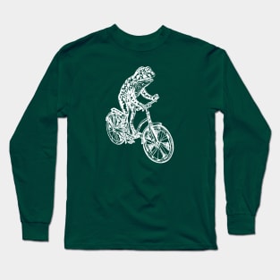 SEEMBO Frog Cycling Bicycle Bicycling Biker Biking Fun Bike Long Sleeve T-Shirt